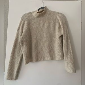 BP Nordstrom Sweater (knit, greige) XS